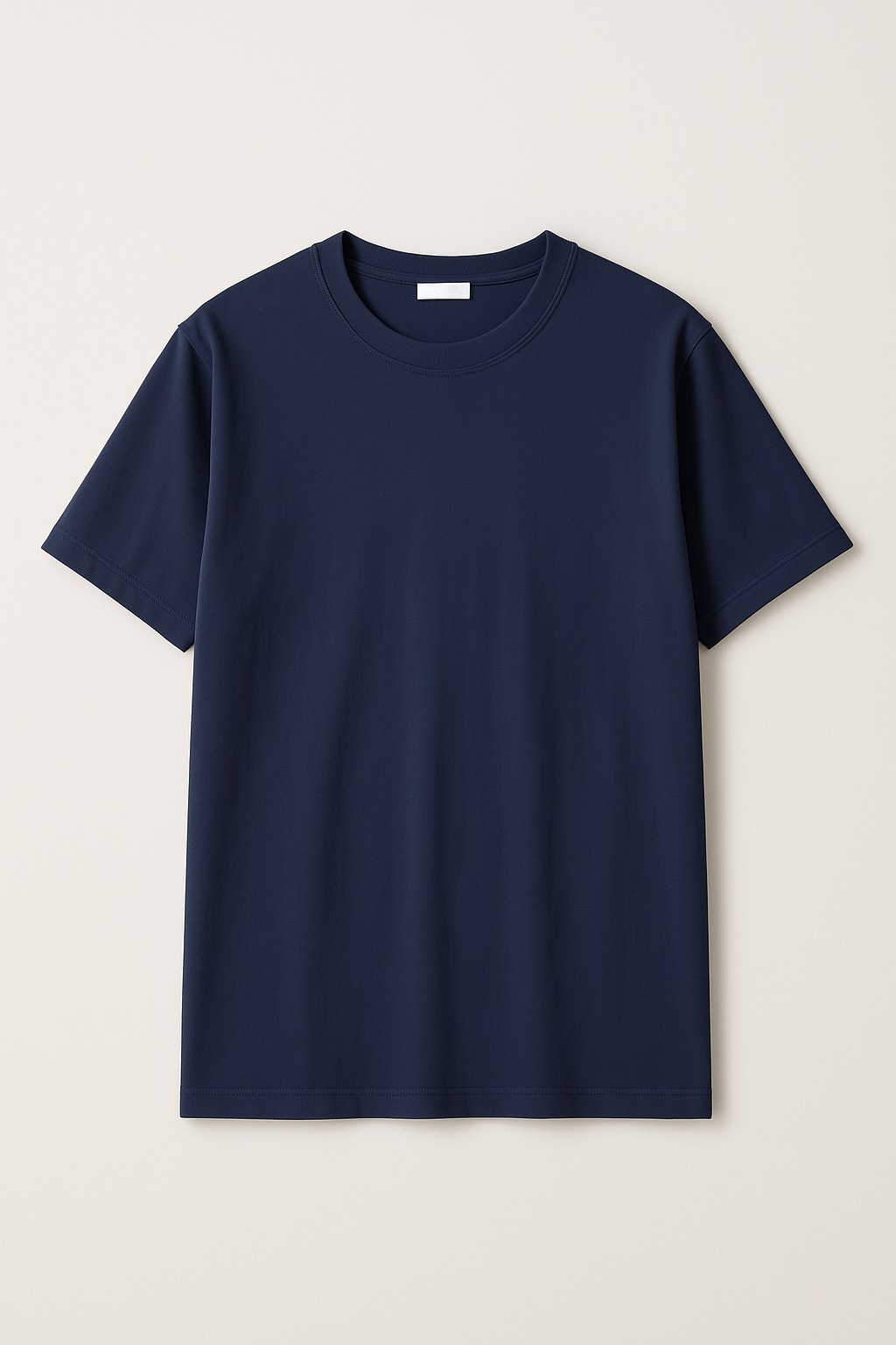 T-Shirt in Cotone Blue Navy Oversize