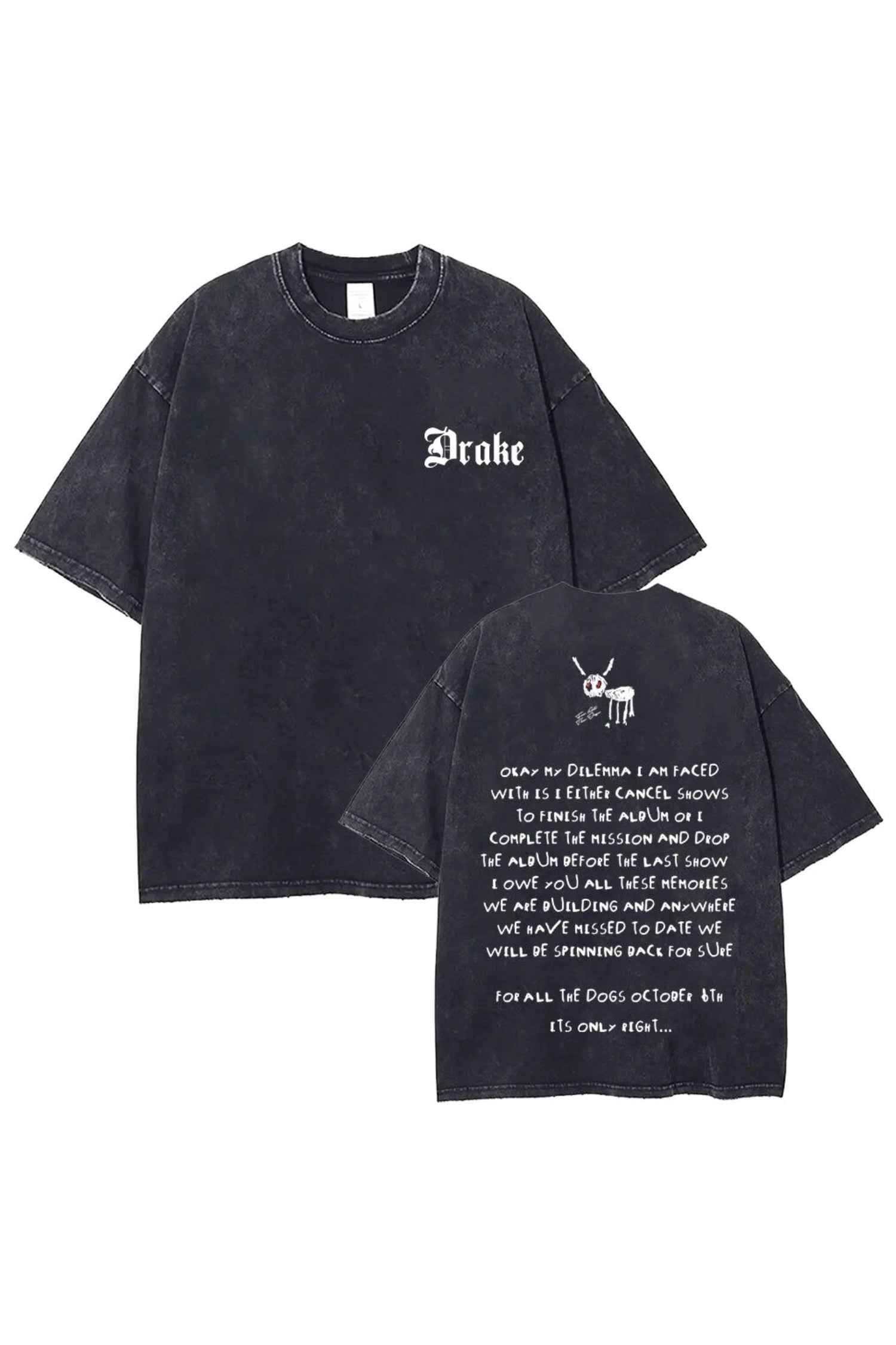T-Shirt Stampa Vintage Fronte Retro Drake Vol. 4