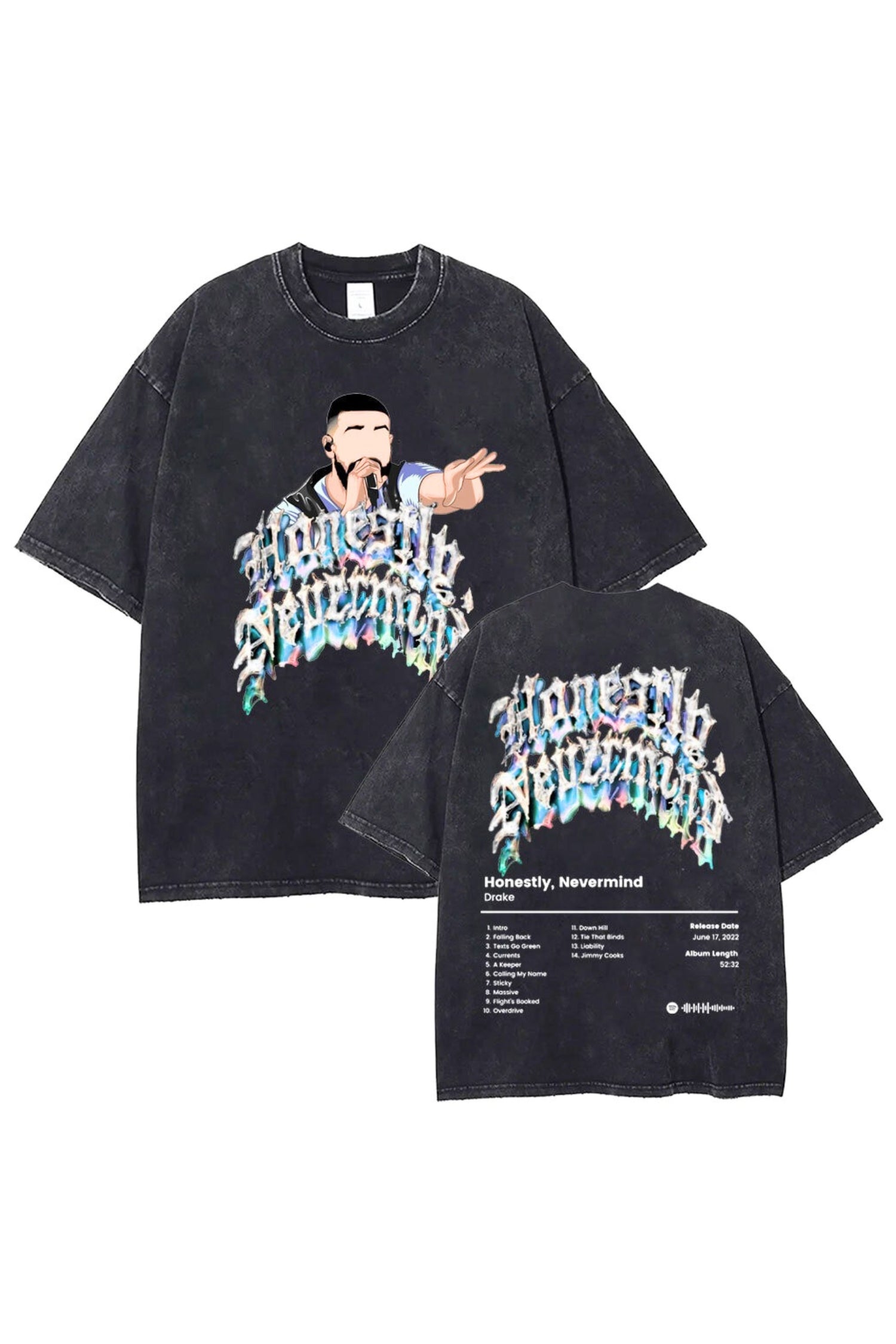 T-Shirt Stampa Vintage Fronte Retro Drake Vol. 8