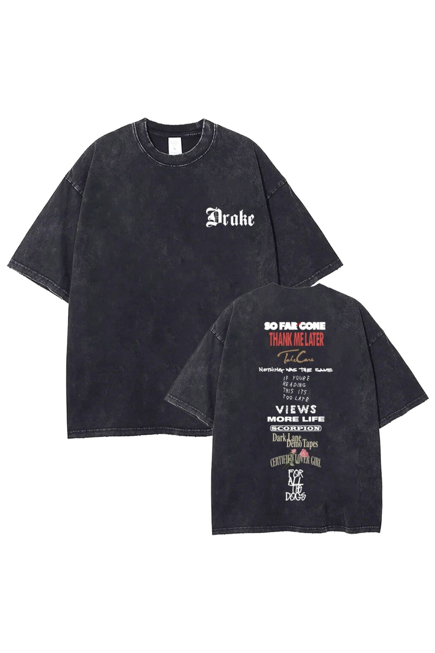 T-Shirt Stampa Vintage Fronte Retro Drake Vol. 6