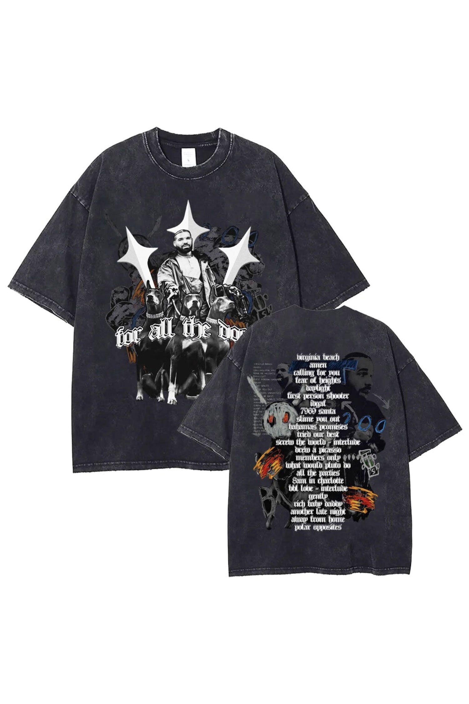 T-Shirt Stampa Vintage Fronte Retro Drake Vol. 7