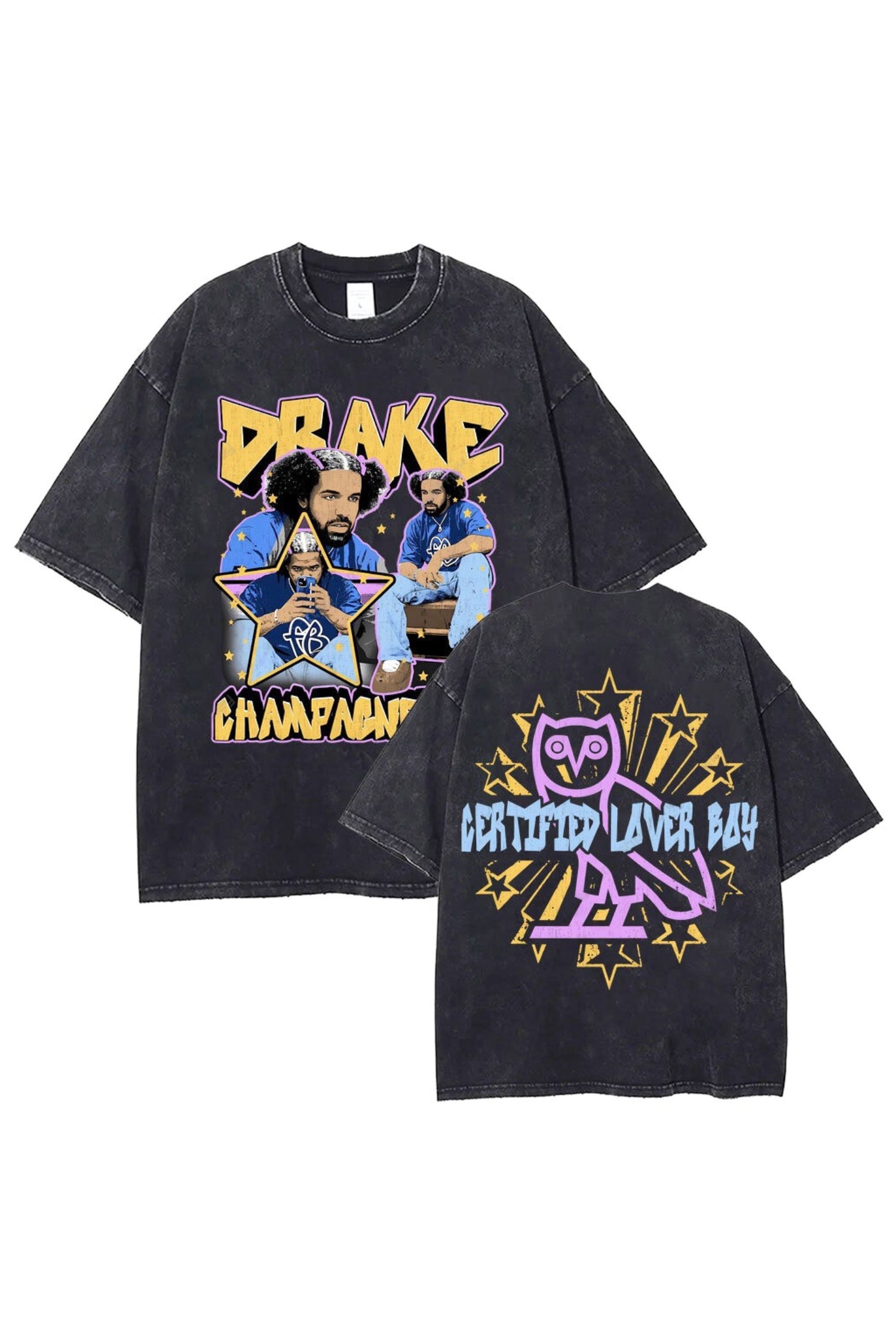 T-Shirt Stampa Vintage Fronte Retro Drake Vol. 13