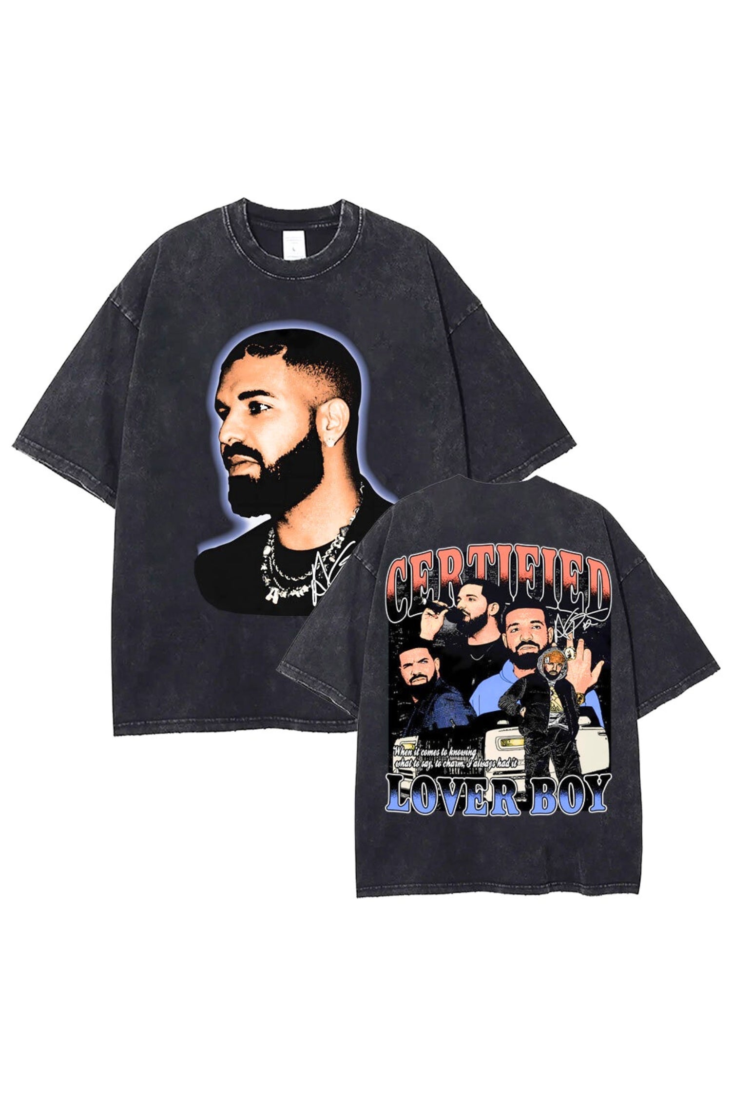 T-Shirt Stampa Vintage Fronte Retro Drake Vol. 16