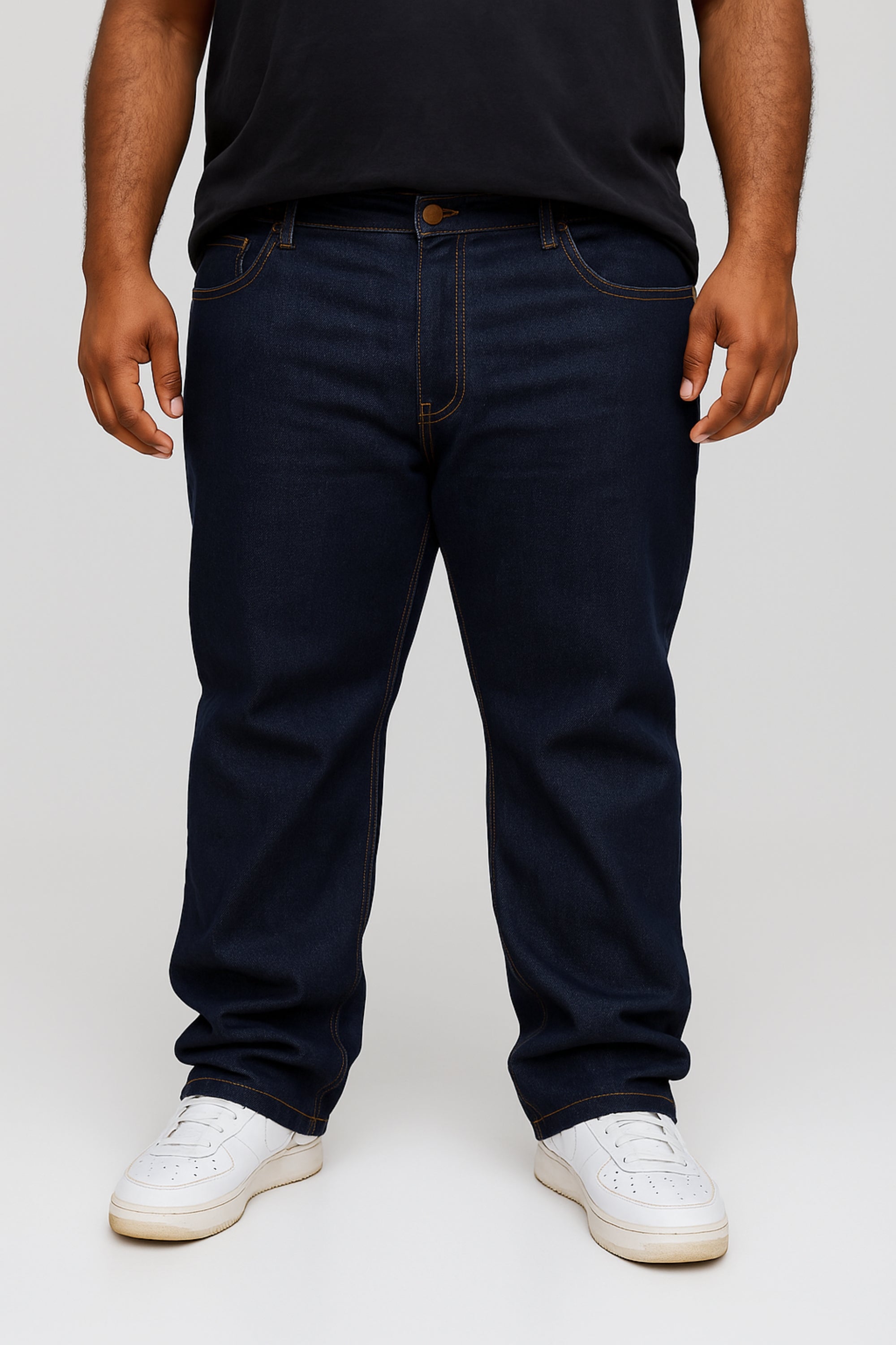 Jeans Elastic Regular Fit Lavaggio Scuro