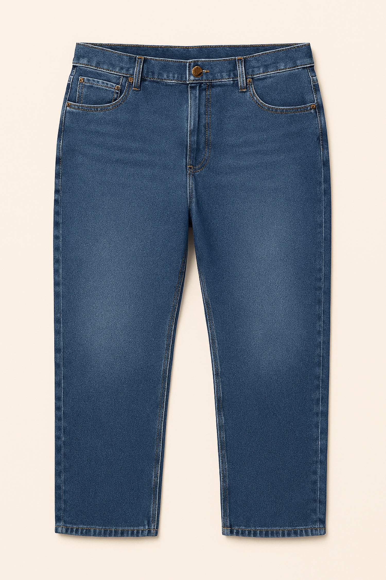 Jeans Elastic Regular Fit Lavaggio Chiaro